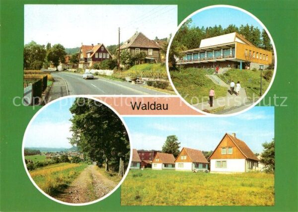 Waldau Hildburghausen Teilansicht FDGB Erholungsheim Bergkris