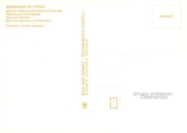 Waltersdorf Bad Schandau Waltersdorfer Mühle Polenztal Kletterer – Bild 2