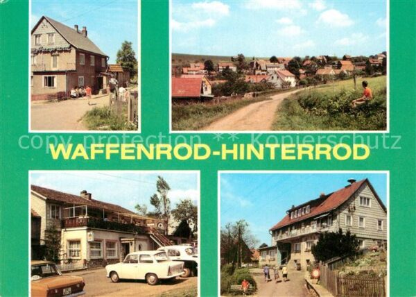 Hinterrod Waffenrod Gaststätte Auegrund HO Gaststätten
