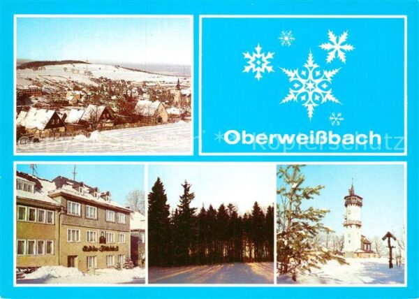 Oberweissbach Teilansichten Erholungsort im Winter Au