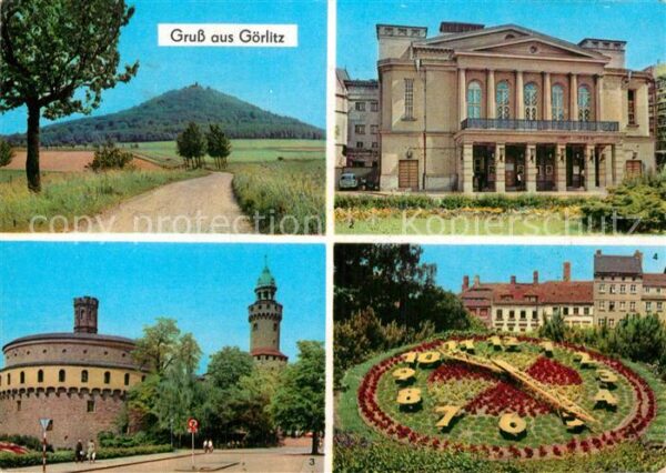 Goerlitz Sachsen Landeskrone Gerhart Hauptmann Theater K