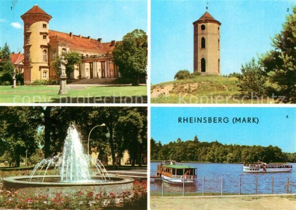 Rheinsberg Schloss jetzt Sanatorium Leuchtturm Spr