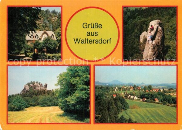 Waltersdorf Bad Schandau Waltersdorfer Mühle Polenztal Kletterer