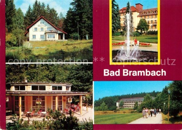 Bad Brambach Jugendherberge HO Waldcafe Joliot Curie