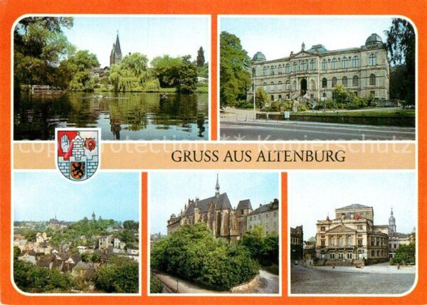 Altenburg Thueringen Kleiner Teich Lindenau Museum Schlosski