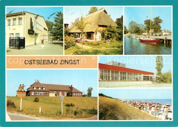 Zingst Ostseebad FDGB Urlauberrestaurant Kate Hafen Kurh