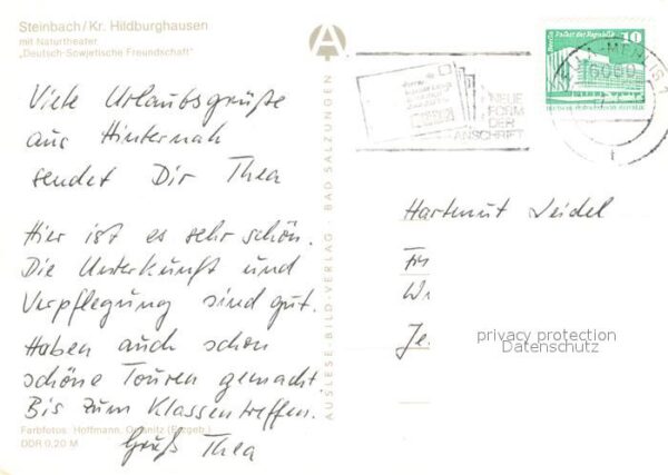 Steinbach Hildburghausen Naturtheater Deutsch Sowjetische Freund – Bild 2