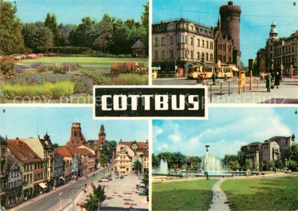 Cottbus Blechenpark Altmarkt Ernst Thälmann Pla