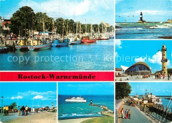 Warnemuende Ostseebad Alter Strom Seepromenade Mole Konsumgas