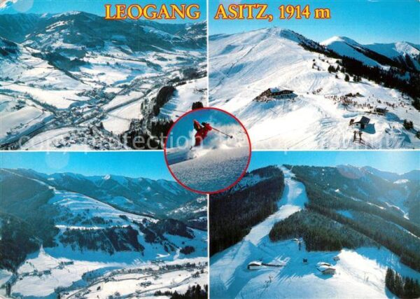Leogang Asitz Hütten Skigebiet