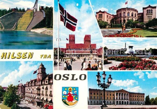 Oslo Norwegen Official buildings and sights