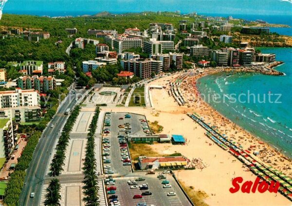 Salou Tarragona Fliegeraufnahme mit Strand