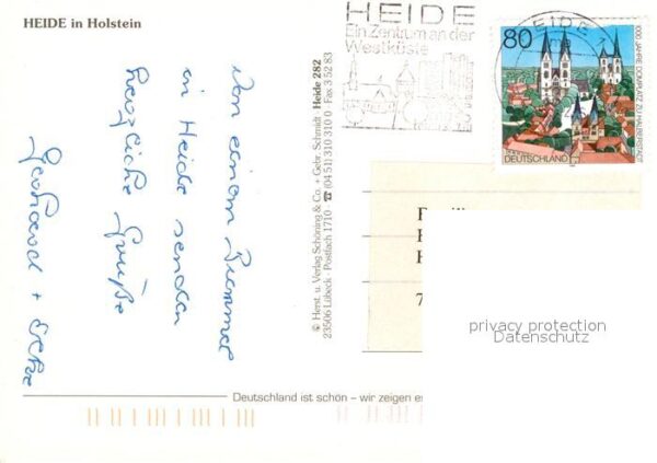 Heide Holstein Süderstrasse Brunnen Markt Friedrichstr – Bild 2