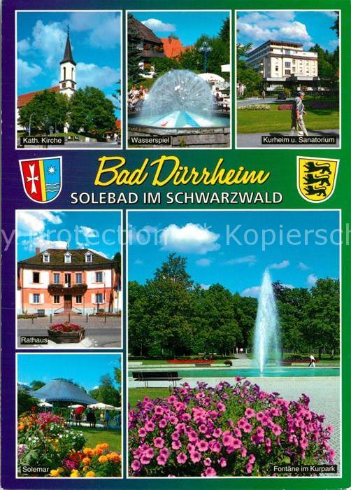 Bad Duerrheim Kurheim Sanatorium Wasserspiel Rathaus