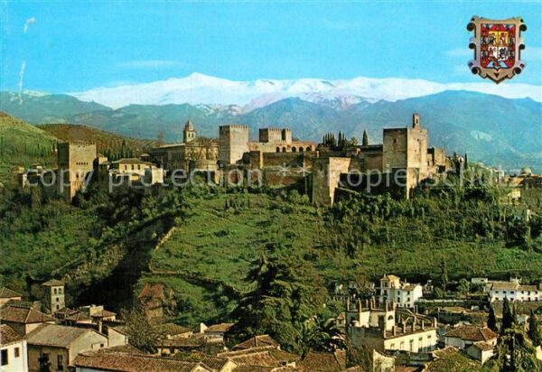 Granada Andalucia Vista de la Alhambra y Sierra Nevada