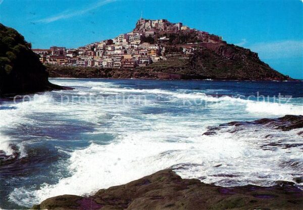 Castelsardo Partie am Meer
