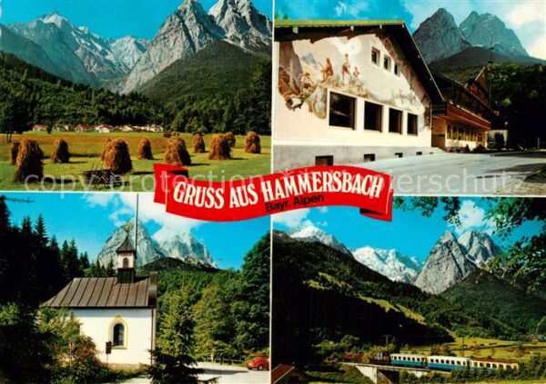 Hammersbach Grainau Zugspitzdorf Zugspitze und Höllental