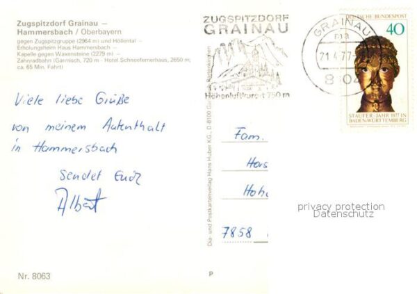 Hammersbach Grainau Zugspitzdorf Zugspitze und Höllental – Bild 2