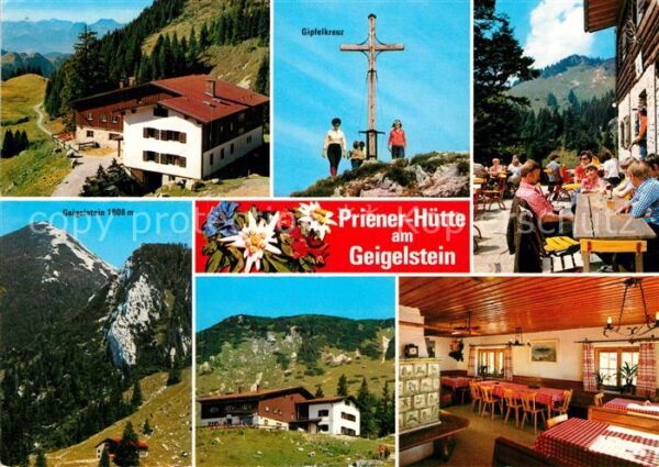 Priener Huette Gipfelkreuz Geigelstein