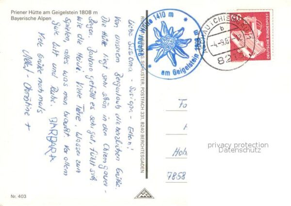 Priener Huette Gipfelkreuz Geigelstein – Bild 2