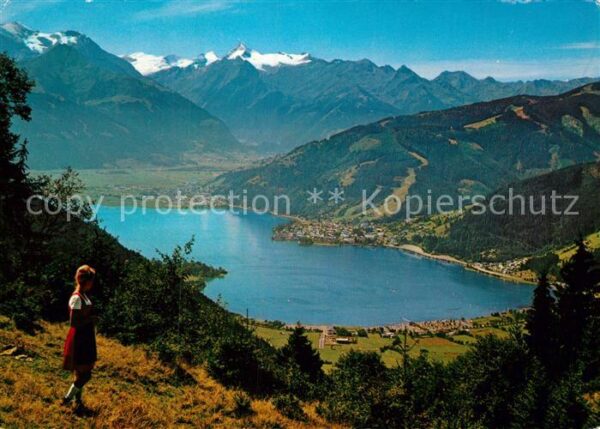 Zell See Blick auf den See mit Hohen Tauern