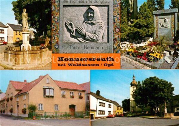 Konnersreuth Oberpfalz bei Waldsassen Denkmal Theres Neumann