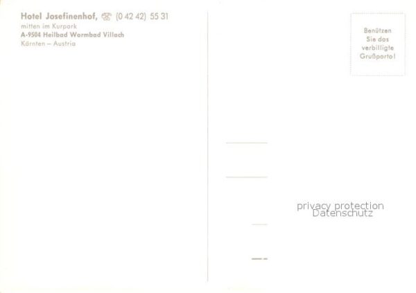Villach Kaernten Hotel Josefinenhof mitte im Kurpark – Bild 2