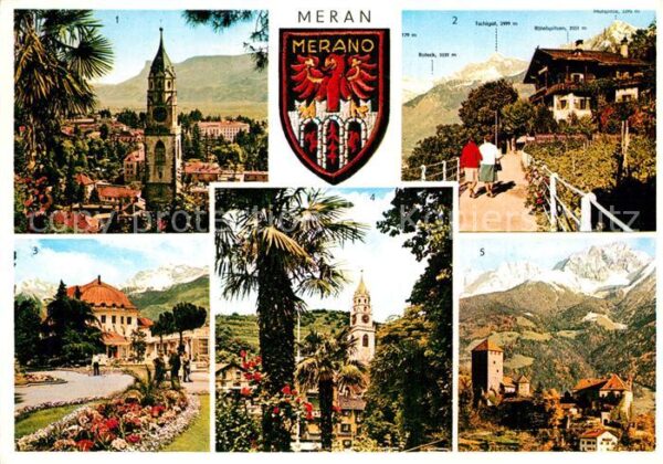 Merano Meran Passegiato Tappeiner Casino Duomo Pfarr