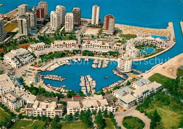 Portoverde Fliegeraufnahme Hafen Strand Misano Adr