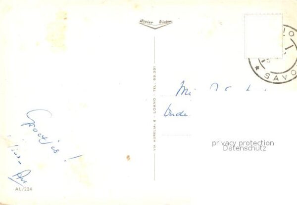 ALASSIO Savona Liguria IT Fliegeraufnahme Ortspartie – Bild 2