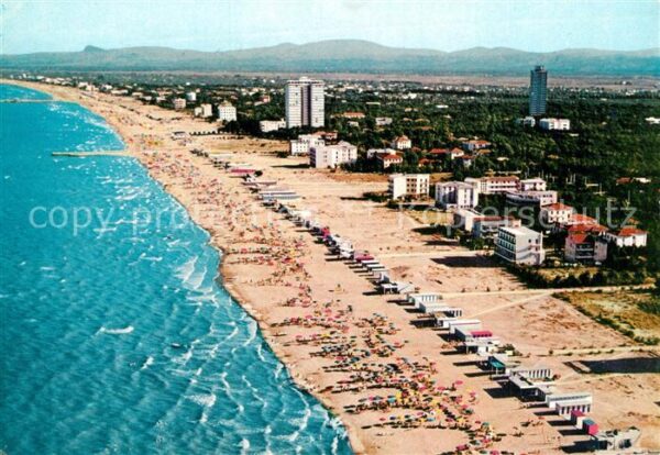 Milano Marittima Fliegeraufnahme mit Strand