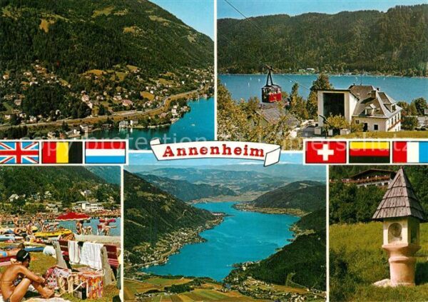 Annenheim Ossiacher See Seebad Nordufer Kanzelhöhe Seilbahn
