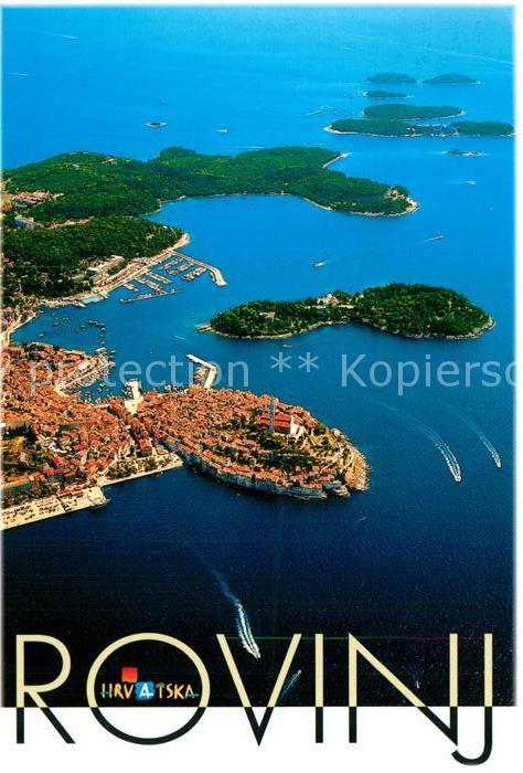 Rovinj Istrien Fliegeraufnahme
