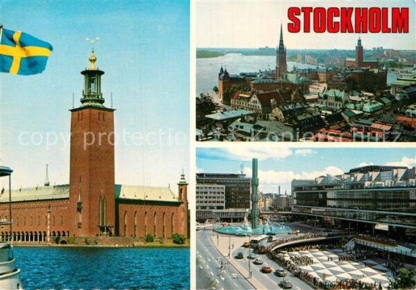 Stockholm Fliegeraufnahme Ortspartein