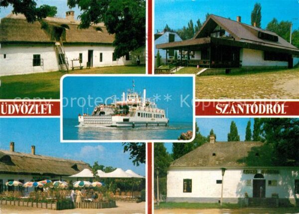 Szantod Wohnhäuser Fähre