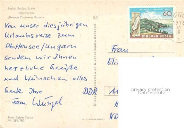 Siofok Hotel Eurpla Strand – Bild 2