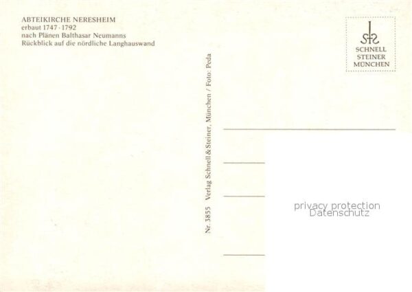 Neresheim Abteikirche innen – Bild 2
