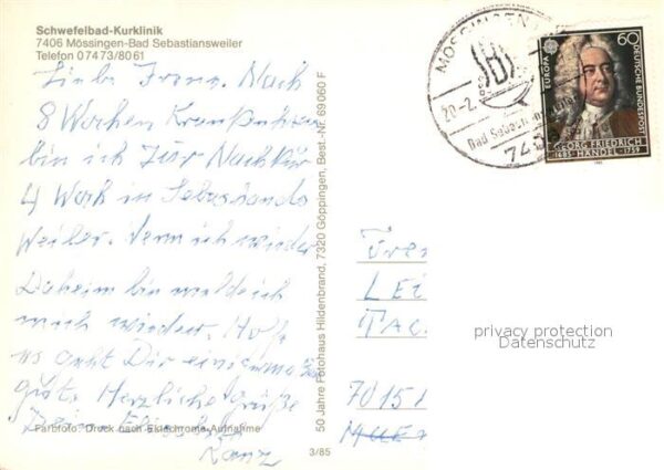 Bad Sebastiansweiler Schwefelbad Kurklinik – Bild 2