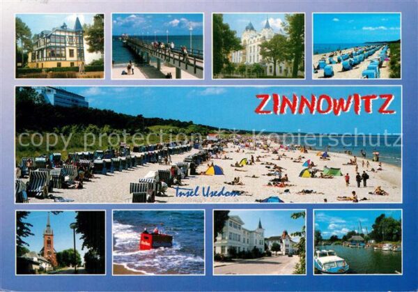 Zinnowitz Ostseebad Strand Seebrücke