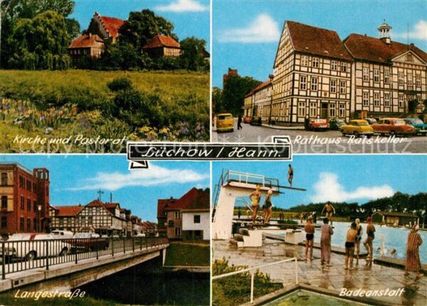 Luechow Wendeland Pastorat Kirche Freibad Langestrasse Ra