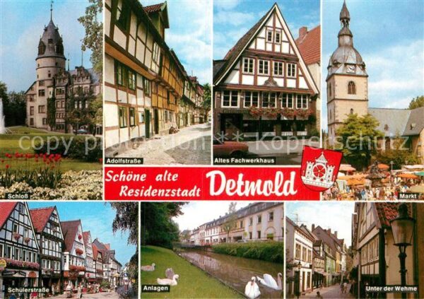 Detmold Adolfstrasse Fachwerk Unter-der-Wehme S