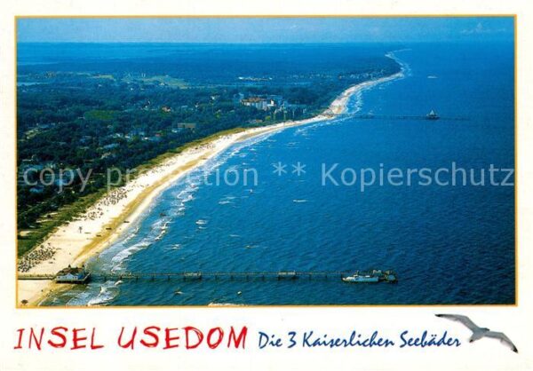 Insel Usedom Fliegeraufnahme 3 Kaiserbäder