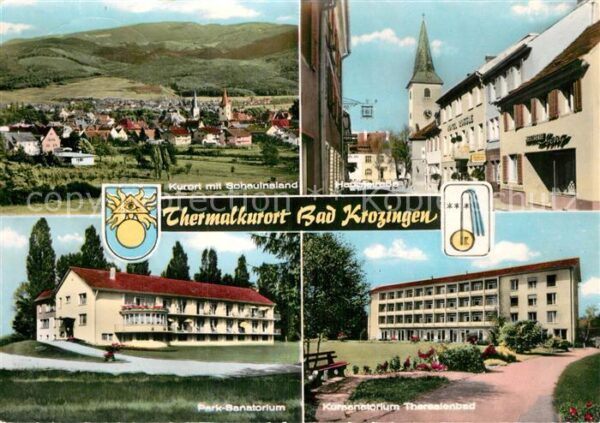Bad Krozingen mit Schauinsland Park-Sanatorium Theres