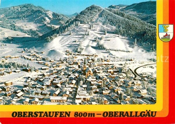 Oberstaufen Fliegeraufnahme im Winter