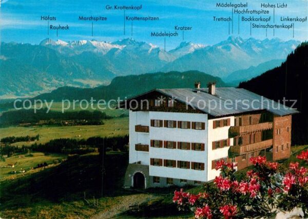 Ofterschwang Berghaus Kahlrückenalpe Freizeitheim