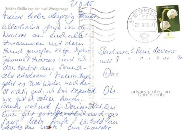 Wangerooge Nordseebad Fliegeraufnahme ganze Insel – Bild 2