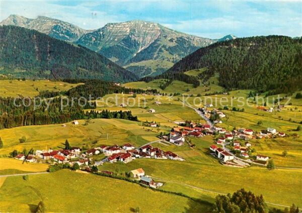 Steibis Fliegeraufnahme mit Rindalphorn und Hoc
