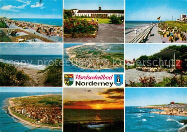 Norderney Nordseebad Fliegeraufnahme Strand Konzertplatz