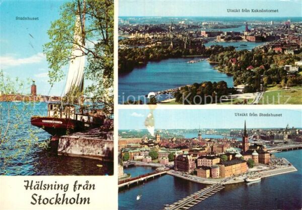 Stockholm Stadshurset Utsikt fran Kaknästornet un