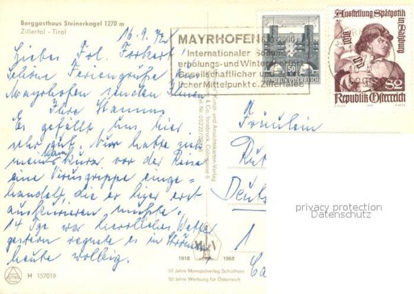 Mayerhofen Berggasthaus Steinerkogel – Bild 2